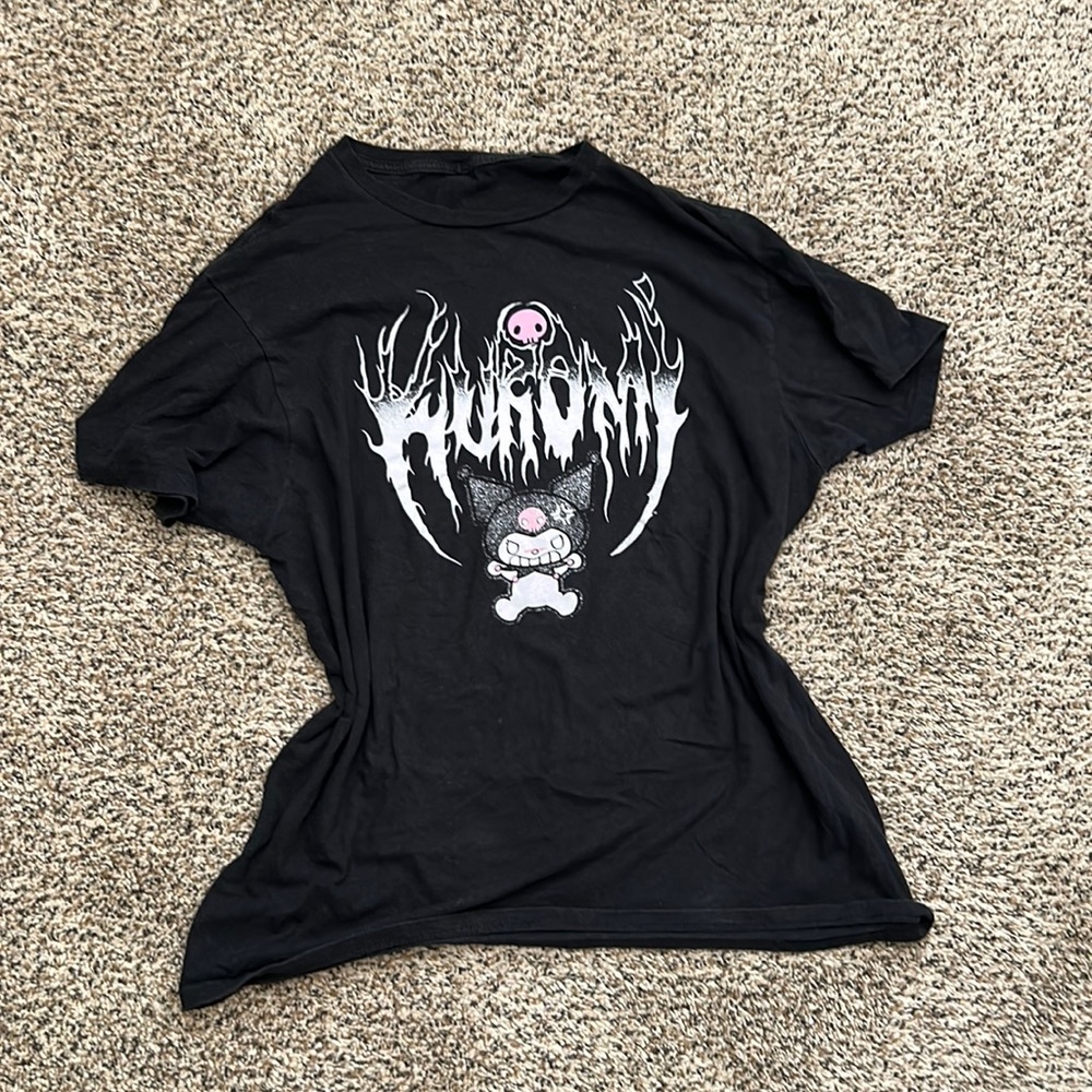 Kuromi Black Graphic Tee